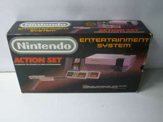 Nintendo NES Action Set In Box New 72 Pin System 0045496610104  