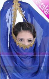 Egypt Style Belly Dance Chiffon Shawl Veil 13 Colors  
