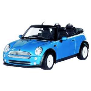   Dickie Radio Controlled Mini Cooper Convertible   Blue Toys & Games