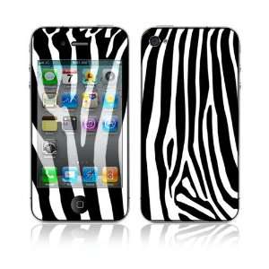  Apple iPhone 4G Decal Vinyl Skin   Zebra Print Everything 