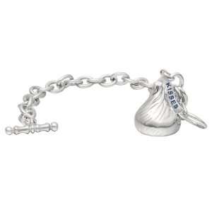 Hersheys Kiss Medium Toggle Bracelet 1 Charm Sterling Silver Hershey 