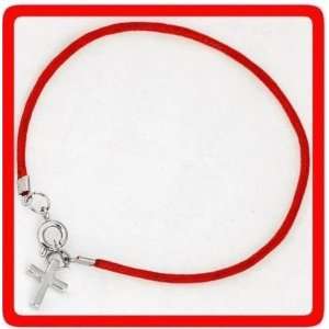  Kabbalah Red String Bracelet with Silver Cross Everything 