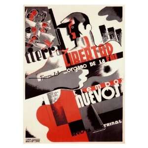  Spanish Revolution, Labor Force Giclee Poster Print, 32x44 