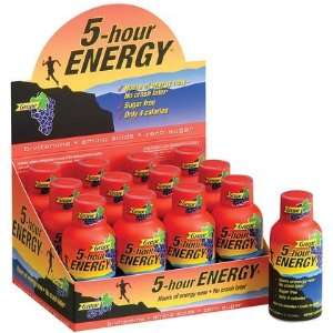  5 Hour Energy Energy Shots, Grape, 12 pk Health 