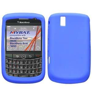 BLACKBERRY TOUR 9630 BOLD 9650   Solid Skin Cover (Dr Blue)