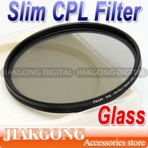 Slim 77mm Glass CPL Filter Circular Polarizing CIR PL  