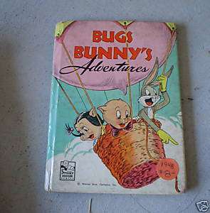 1948 Book Bugs Bunnys Adventures   Whitman  