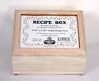 sudberry house white washed oak recipe box for needlepoint photo