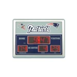 New England Patriots Scoreboard Clock 