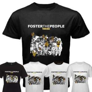 Foster The People Torches Black White T Shirt S 3XL  