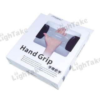 NEW Comfortable Silicone Hand Grip for iPad White + Black  
