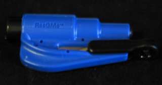 Res Q Me BLUE Keychain Emergency Rescue Escape Life Tool Hammer 