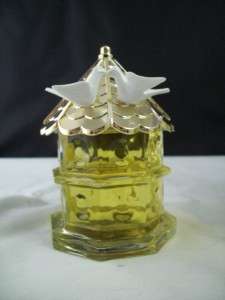 Up for sale is one glass Dovecote decanter which is full of Charisma 