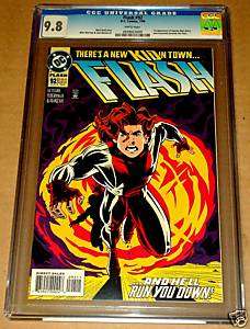 CGC 9.8 FLASH #92 1ST APP OF IMPULSE ***WHITE PAGES***  