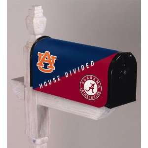  Magnetic Mailbox Cover, Alabama & Auburn House Divided 
