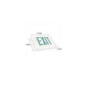  BEST LIGHTING PRODUCTS WHITE CAST ALUMINUM EXIT SIGN WITH 
