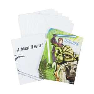 Star Wars™ The Clone Wars Thank You Notes   Invitations & Stationery 