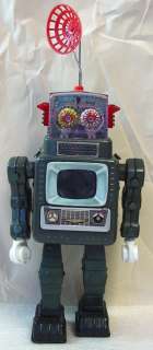Vintage Alps Television Spaceman TV Robot Toy 1959  