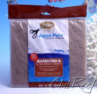 Aqua Pure Cut to Fit Aquarium Ammonia Filter Pad HBH  