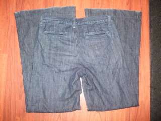 DESCRIPTION  J Brand 1300 IND Wide Leg Dark Denim Jeans Sz 24