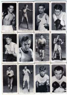 Complete Set of Fifty 1938 Boxing Cards JOE LOUIS MAX SCHMELING JACK 