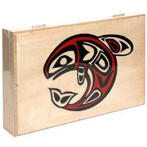  Alaska Smokehouse Smoked Salmon Fillet in Wood Gift Box 
