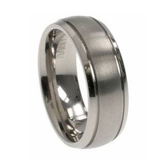 Titanium Ring comfort fit. Width 7mm by Toltec Trading Company