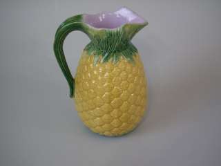 Majolica pineapple pitcher  