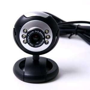  HDE 6 LED USB PC Webcam Web Camera + Night Vision for Desktop 