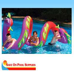   Two Headed Serpent Inflatable Swimming Pool Float Toy 9087  