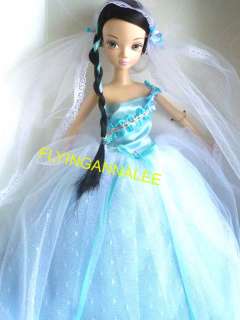 Kurhn Doll Collector 9040 Blue Clove Bride,Charm  