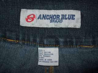 DESCRIPTION  Anchor Blue Brand Dark Denim Jeans Mini Shorts Sz 3