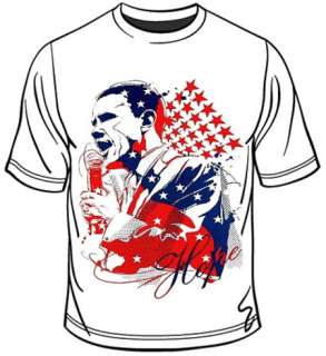 President Barack Obama HOPE Hip Hop T Shirt 3XL TALL  