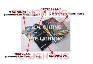 iShow ILDA Laser Light Control Software & USB Interface (Latest 