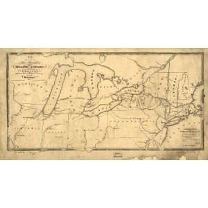    1836 Railroad map of RRs, Northeastern States