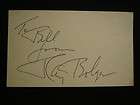 Ray Bolger Original Signed Autographed Index Card 971S