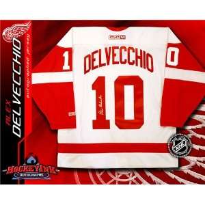  Alex Delvecchio Autographed/Hand Signed Detroit Red Wings 