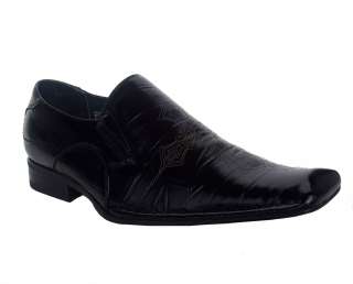 Conal B 61002 Boys Black Slip On Comfort Trendy Casual Fashion Dress 