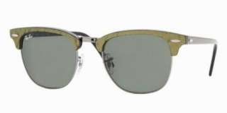RayBan Sunglasses ClubMaster Wavy Green rb3016 11 983  