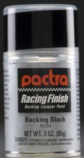 Pactra RC304 Backing Black Spray Paint Lexan Body Paint  