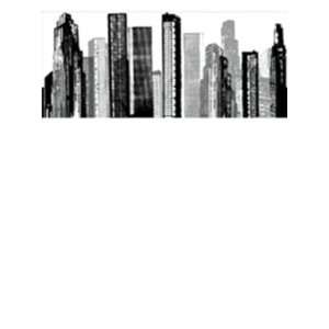 Wallpaper York RoomMates 09 Cityscape Peel and Stick Giant Wall Decal 