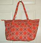 Vera Bradley Miller in Paprika NWT gr8 4 travel carry on luggage 