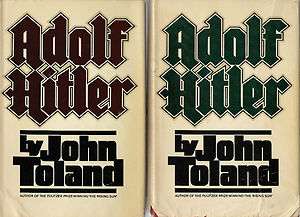 Adolf Hitler by John Toland (1976, HCDJ) 2 Volume Set 9780385037242 