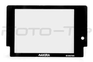 AKIRA Polycarbonate LCD Screen Protector SONY A550 A500  