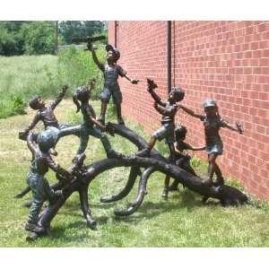   Galleries SRB25410 Children with Waterguns Bronze