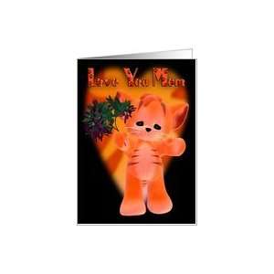  Mothers Day, Love You Mom Tiger Toes Card Card Health 