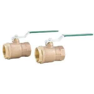   Standard Port Ball Valve with Threaded End Connections   Bronze, 2