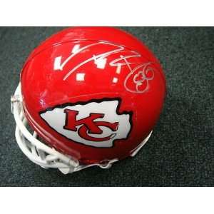  Dwayne Bowe Kansas City Chiefs Signed Mini Helmet W/coa 