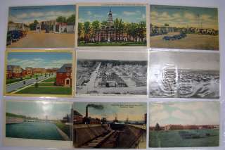 VTG Lot 100 Military Buildings Postcards Most WWI & WWII from 1907 to 