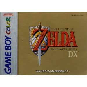 Legend of Zelda   Links Awakening DX GBC Instruction Booklet (Game 